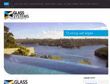 Tablet Screenshot of glasssystemsaustralia.com.au